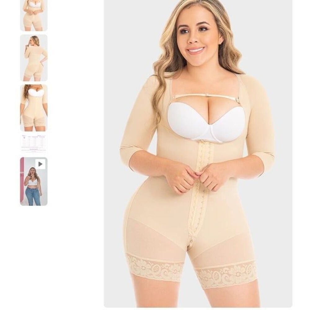 NWT Faja Colombiana MyD Mid-Thigh Faja With Sleeves Size 2XS